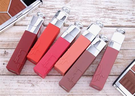 dior addict lip tint swatches.